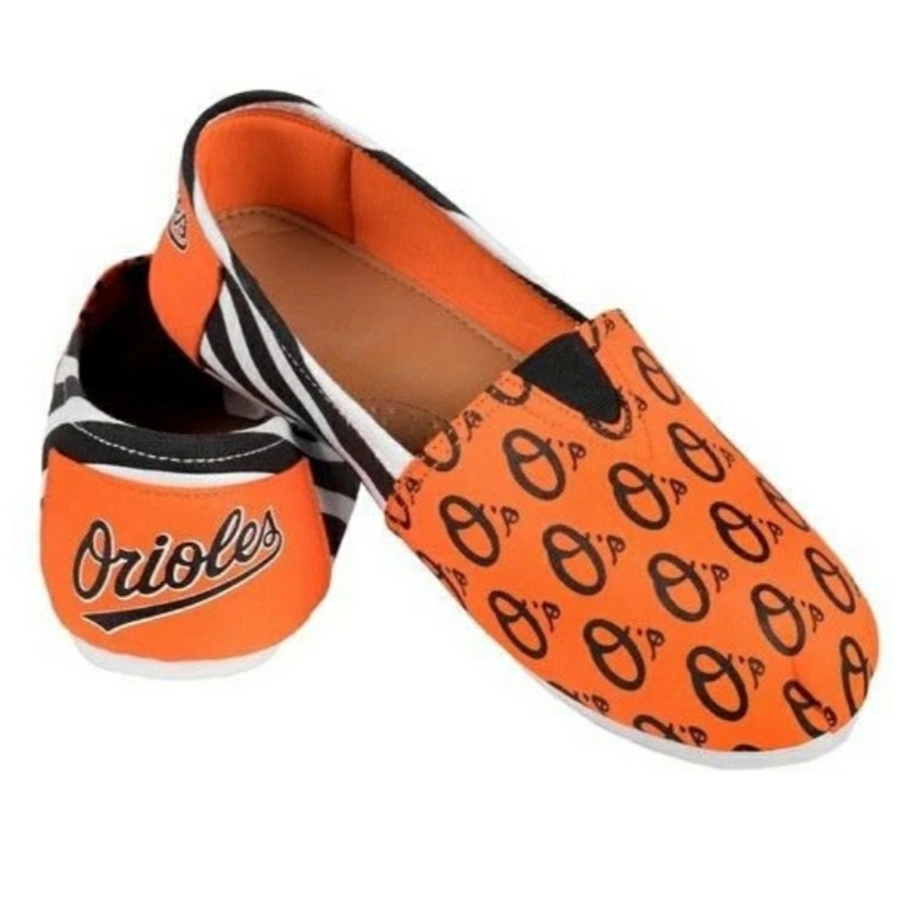 MLB Baltimore Orioles XL (11-12) Canvas Shoe Women